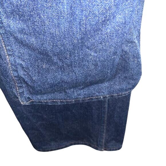 Wrangler Women's Classic Fit High-Waisted Blue Denim Jeans 13MWZG Size 7 X 32 - Picture 6 of 16